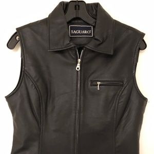 buttery soft leather vest